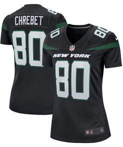 Wayne Chrebet New York Jets Womens Retired Player Jersey - Black Nfl
