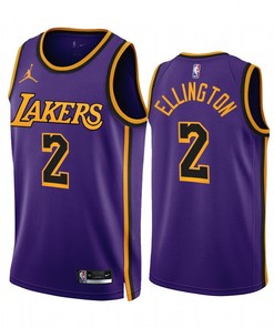 Wayne Ellington 2 2022-23 Los Angeles Lakers Purple Statement Edition Jersey