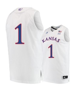 Wayne Selden 1 Kansas Jayhawks Basketball Men Jersey - White
