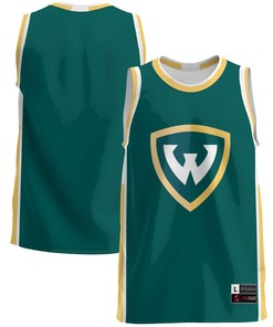 Wayne State Wildcats Basketball Jersey - Green Ncaa