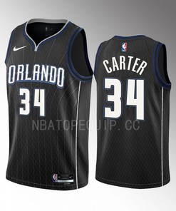 Wendell Carter 34 2022-23 Orlando Magic Black City Edition Men Jersey Swingman