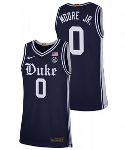 Wendell Moore Jr. 0 Duke Blue Devils Alternate Brotherhood Men Jersey - Navy