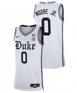 Wendell Moore Jr. 0 Duke Blue Devils Cameron Brotherhood 2023 Limited Basketball Men Jersey - White