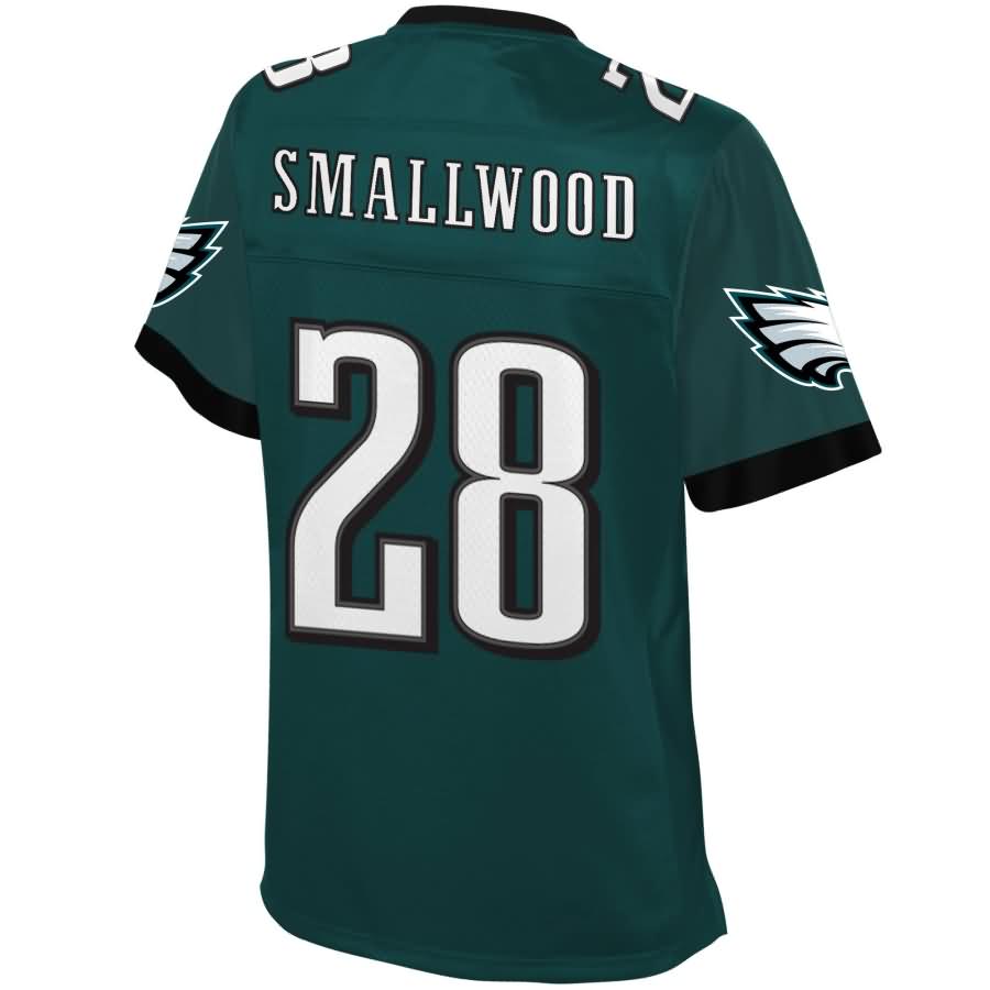 Wendell Smallwood Philadelphia Eagles Nfl Pro Line Womens Player Jersey - Midnight Green