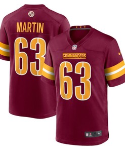 Wes Martin Washington Commanders Game Player Jersey - Burgundy