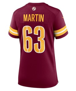 Wes Martin Washington Commanders Women's Game Player Jersey - Burgundy