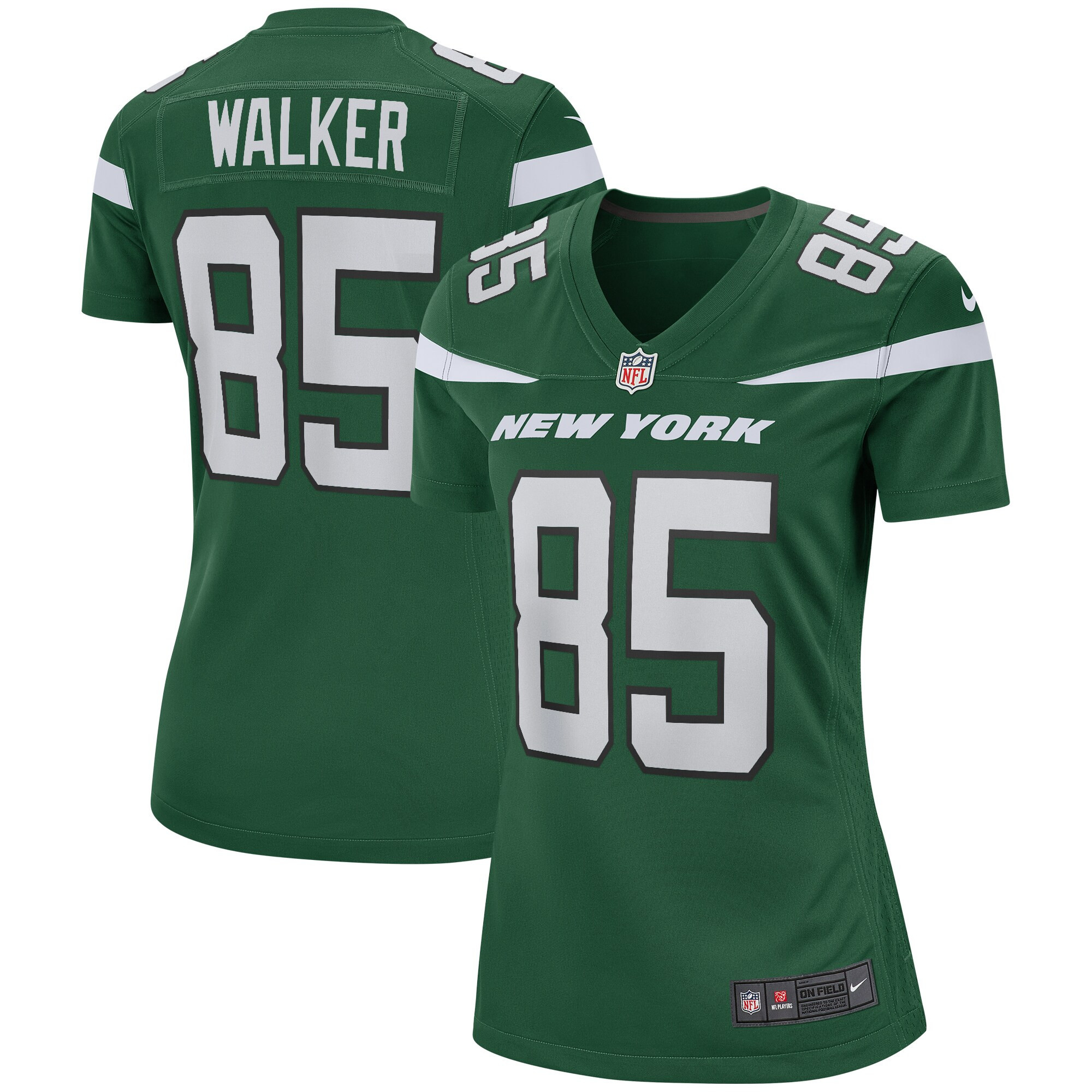 Wesley Walker New York Jets Womens Game Retired Player Jersey - Green Nfl