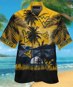 West Virginia Mountaineers Aloha Hawaiian Shirts for Men Women