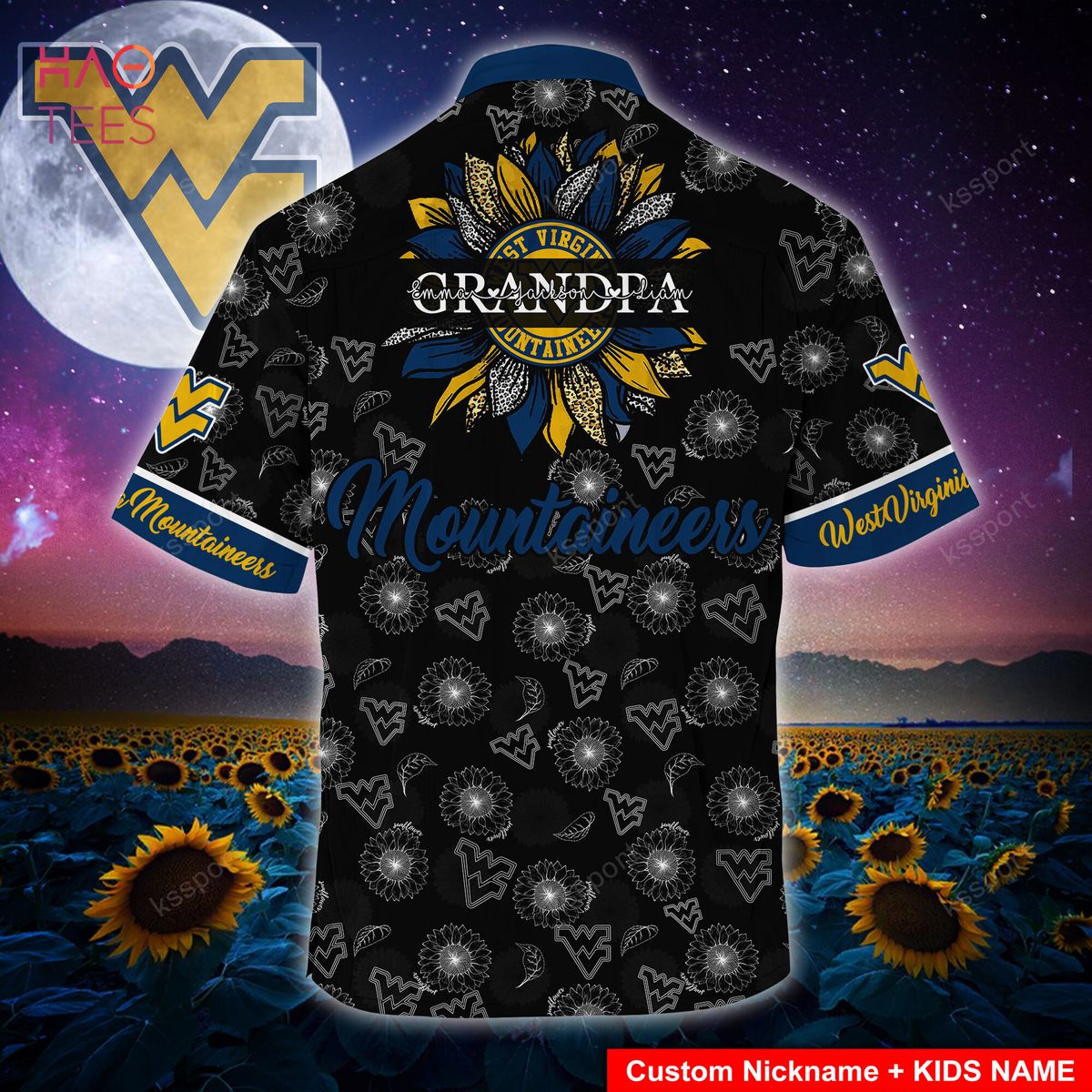 West Virginia Mountaineers Hawaiian Shirt