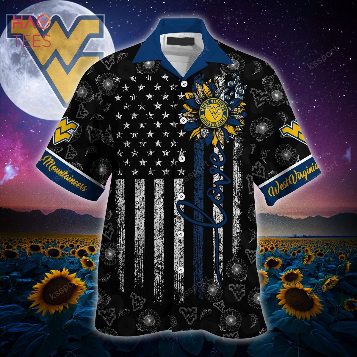 West Virginia Mountaineers Hawaiian Shirt