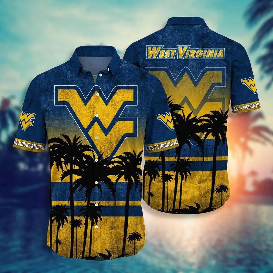 West Virginia Mountaineers Hawaiian Shirt for Men Women