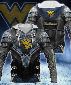 West Virginia Mountaineers Knights Templar Armor Vintage for Fan 3D Hoodie College Gifts