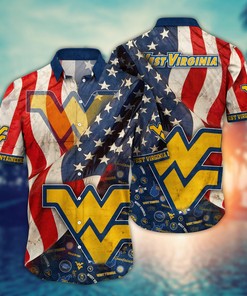 West Virginia Mountaineers NCAA Flower Hawaii Shirt For Fans Ver 10