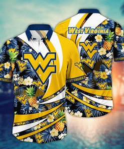 West Virginia Mountaineers NCAA Flower Hawaii Shirt For Fans Ver 17