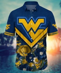 West Virginia Mountaineers NCAA Flower Hawaii Shirt For Fans Ver 18