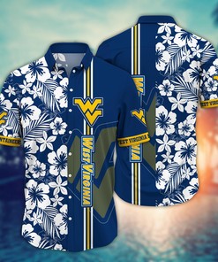 West Virginia Mountaineers NCAA Flower Hawaii Shirt For Fans Ver 19