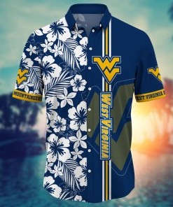 West Virginia Mountaineers NCAA Flower Hawaii Shirt For Fans Ver 19
