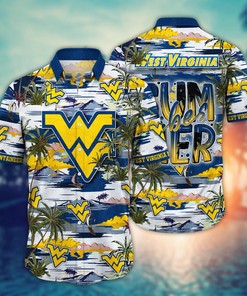 West Virginia Mountaineers NCAA Flower Hawaii Shirt For Fans Ver 20