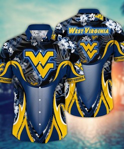 West Virginia Mountaineers NCAA Flower Hawaii Shirt For Fans Ver 23