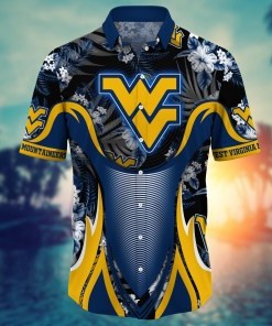 West Virginia Mountaineers NCAA Flower Hawaii Shirt For Fans Ver 23