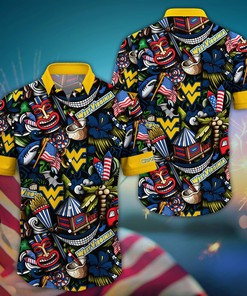 West Virginia Mountaineers NCAA Flower Hawaii Shirt For Fans Ver 25