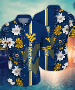 West Virginia Mountaineers NCAA Flower Hawaii Shirt For Fans Ver 26