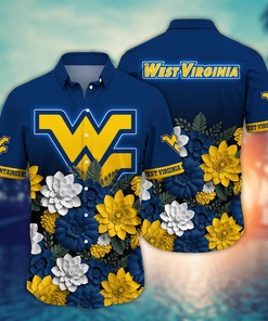 West Virginia Mountaineers NCAA Flower Hawaii Shirt For Fans Ver 27