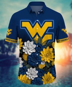 West Virginia Mountaineers NCAA Flower Hawaii Shirt For Fans Ver 27