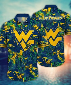 West Virginia Mountaineers NCAA Flower Hawaii Shirt For Fans Ver 28