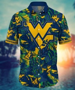 West Virginia Mountaineers NCAA Flower Hawaii Shirt For Fans Ver 28