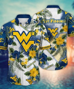 West Virginia Mountaineers NCAA Flower Hawaii Shirt For Fans Ver 30