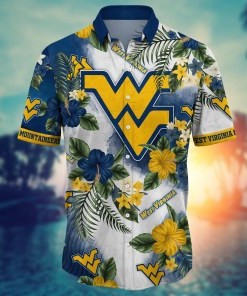 West Virginia Mountaineers NCAA Flower Hawaii Shirt For Fans Ver 30