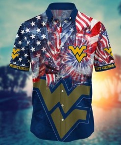 West Virginia Mountaineers NCAA Flower Hawaii Shirt For Fans Ver 32