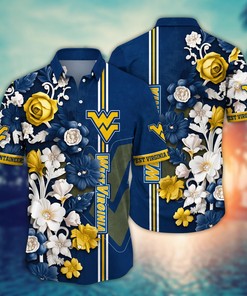 West Virginia Mountaineers NCAA Flower Hawaii Shirt For Fans Ver 36