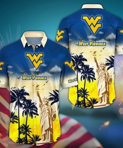 West Virginia Mountaineers NCAA Flower Hawaii Shirt For Fans Ver 37