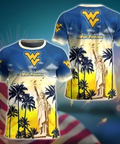 West Virginia Mountaineers NCAA Flower Hawaii Shirt For Fans Ver 37