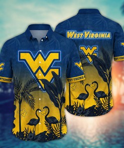 West Virginia Mountaineers NCAA Flower Hawaii Shirt For Fans Ver 9