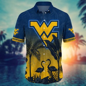 West Virginia Mountaineers NCAA Flower Hawaii Shirt For Fans Ver 9