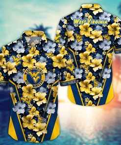 West Virginia Mountaineers NCAA Hawaiian Shirt, Aloha Shirt Ver 2