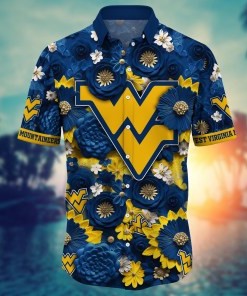 West Virginia Mountaineers NCAA Hawaiian Shirt for This Summer Customize Shirt Any Team