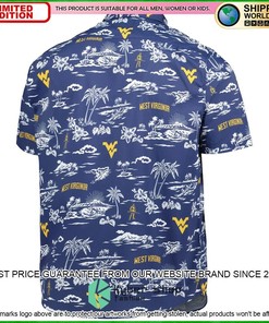 West Virginia Mountaineers Reyn Spooner Navy Hawaiian Shirt