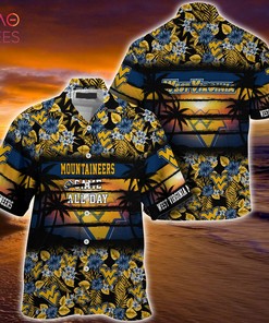 West Virginia Mountaineers Summer Hawaiian Shirt, Floral Pattern for Sports Enthusiast This Year