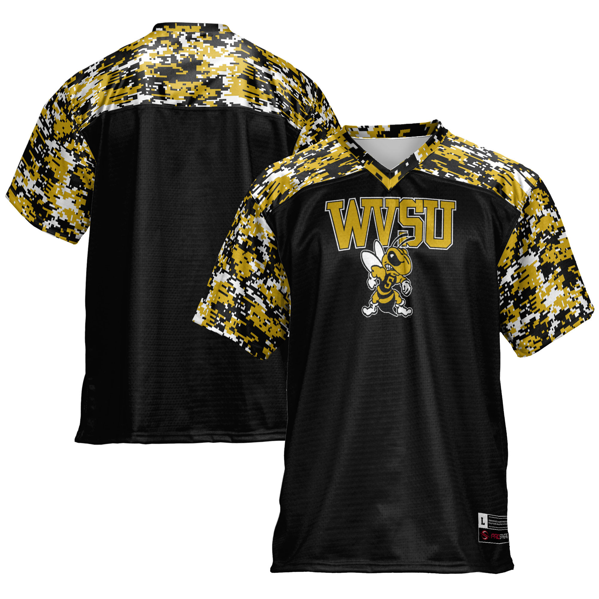 West Virginia State Yellow Jackets Football Jersey - Black Ncaa