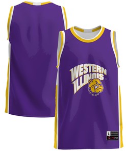 Western Illinois Leathernecks Basketball Jersey - Purple Ncaa