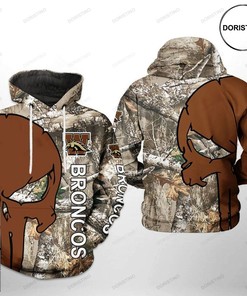 Western Michigan Broncos NCAA Camo Veteran Hunting 3D Hoodie