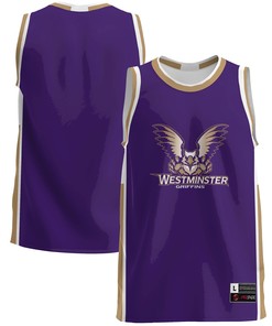 Westminster Griffins Basketball Jersey - Purple Ncaa