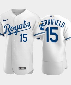 Whit Merrifield 15 Kansas City Royals 2022-23 White Men's Jersey