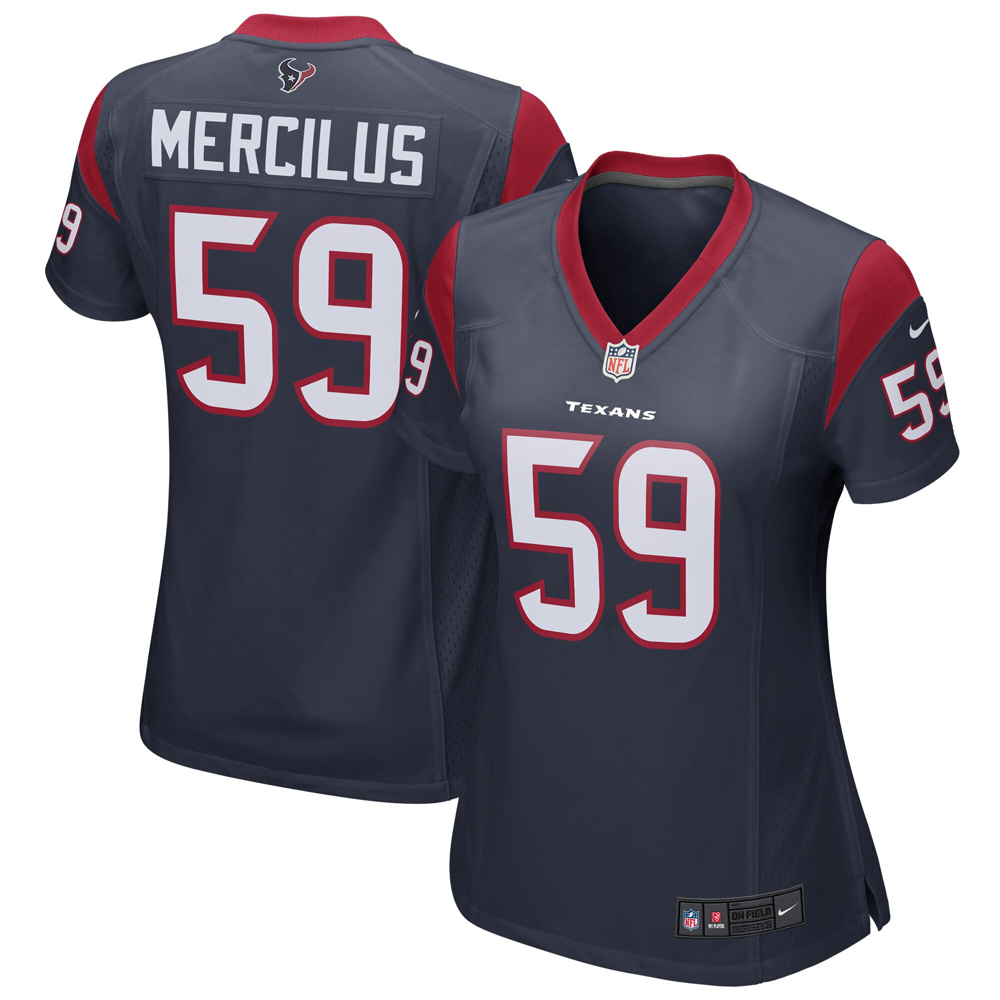 Whitney Mercilus Houston Texans Womens Game Jersey - Navy Nfl
