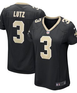 Wil Lutz New Orleans Saints Womens Game Jersey - Black Nfl