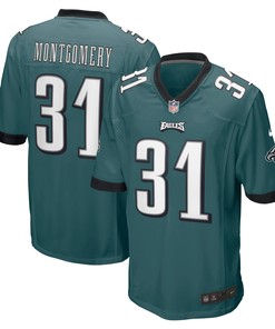 Wilbert Montgomery Philadelphia Eagles Retired Player Jersey - Midnight Green Nfl